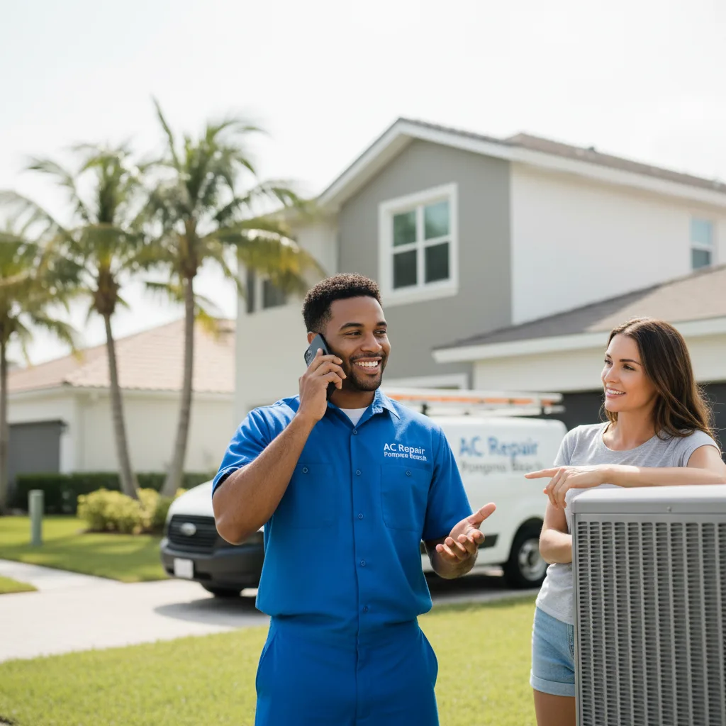 AC Repair Pompano Beach customer support in Haubstadt